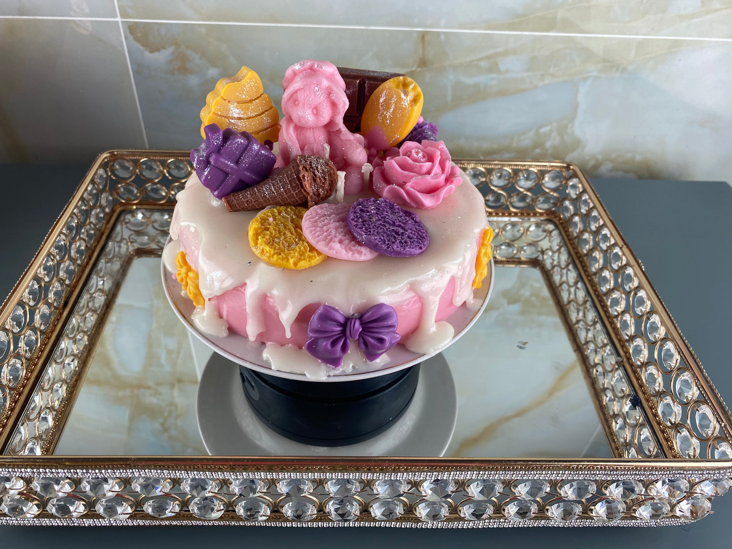 Forever Cake Candle